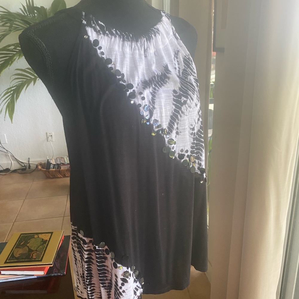 INC International Concepts Monochrome Halter Dress